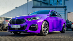 BMW 2 zmiana koloru za pomoca folii