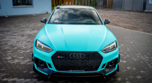 audi rs5 zmiana koloru folia | montaz dokladek