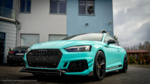 audi rs5 zmiana koloru folia | montaz dokladek